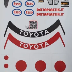 DECALS- Pre-cut Toyota GT1 stickers