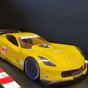 DELTA PLASTIK 8503 CORVETTE CR7 1/7 SCALE (NO-DECALS, NO-WING)