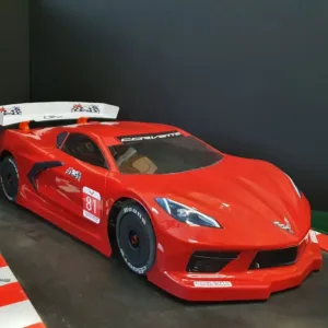 DELTA PLASTIK 8504 CR8 CORVETTE 1/7 SCALE (NO-DECALS, NO-WING)