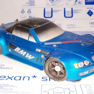 مقياس دلتا بلاستيك 0410 بي ام دبليو Z3 1/10 (بدون ملصقات)