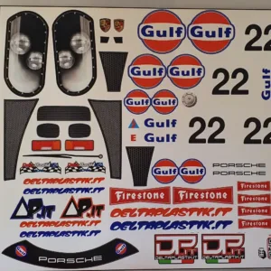 DECALS - PORSCHE 917 K stickers - pre-cut