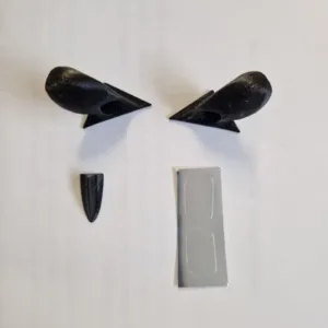 MIRRORS AND ANTENNA KIT 1/10 SCALE