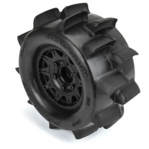 1/10 Sand Paw HP BELTED F/R 2.8" MT Tires MTD 12/14mm Black Raid (2) -Pro-Line Racing - PRO1024910