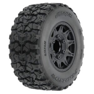 1/10 Jaeger HP BELTED F/R 2.8" MT Tires MTD 12mm/14mm Black Raid (2)-Pro-Line Racing - PRO1029910