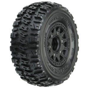 1/10 Trencher X Front/Rear 2.2"/3.0" SC Mounted 12mm Black Raid (2)-Pro-Line Racing - PRO119010