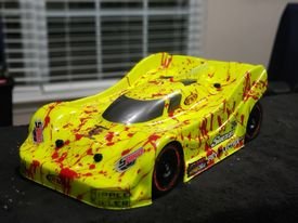 دلتا بلاستيك 7505 - جسم سيارة RC بمقياس 1/8 GT2 بمقياس 1/8