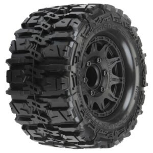 إطارات Pro-Line Racing 1/10 حصان مع حزام F/R 2.8" MTD 12mm/14mm Blk Raid (2) PRO1016810