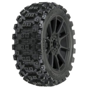 Pro-Line Racing 1/8 Badlands MX M2 F/R Buggy Tires Mounted 17mm Black Mach 10 (2)-PRO906721
