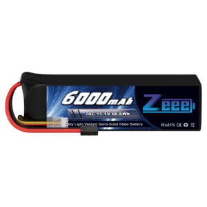 ZEEE 3S 6000 MAH 70C CONNECTOR TRX